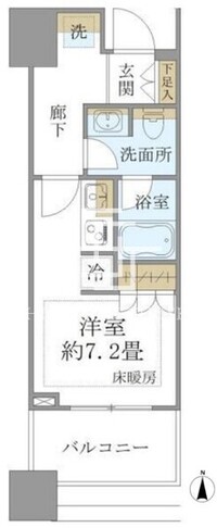 白金ザスカイ 508 間取り図