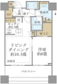 白金ザスカイ 2207 間取り図
