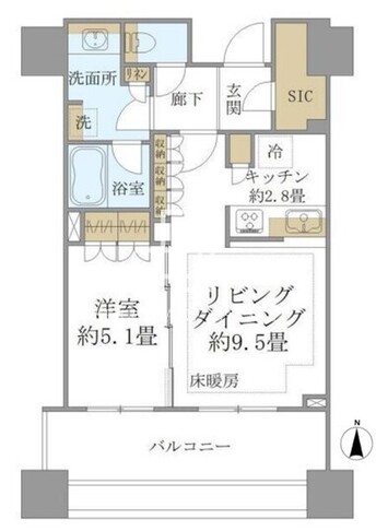 白金ザスカイ 2007 間取り図