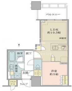 白金ザスカイ 1104 間取り図