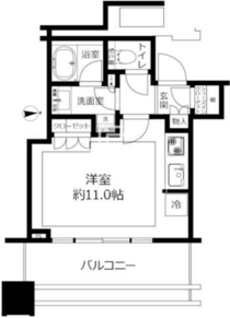 白金ザスカイ 1211 間取り図