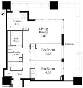 白金ザスカイ 1913 間取り図
