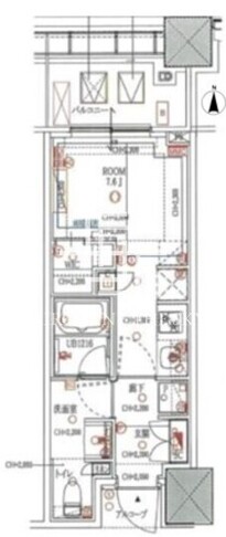 白金ザスカイ 8 間取り図