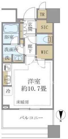 白金ザスカイ 717 間取り図