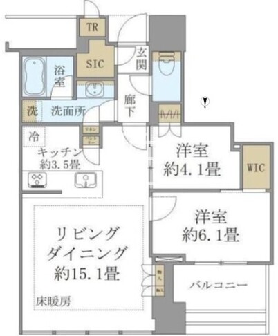 白金ザスカイ 628 間取り図