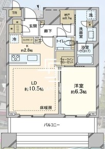白金ザスカイ 818 間取り図