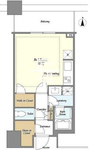 白金ザスカイ 513 間取り図