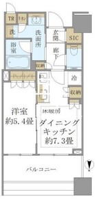 白金ザスカイ 1813 間取り図