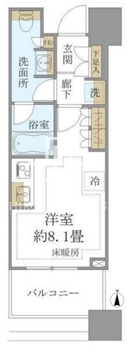 白金ザスカイ 1409 間取り図